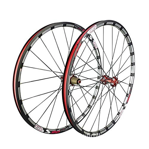 Mountain Bike Wheel : LIDAUTO Mountain Bike Wheelset Speed Light Weight CNC Aluminum Alloy 120 Ring Ultra Light 5 Palin 26inch 26