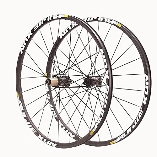 Mountain Bike Wheel : lightweight aluminum mtb bike wheels for cycling through pin (26")