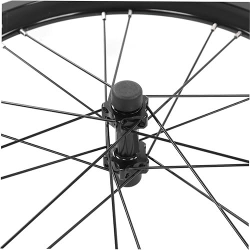 Mountain Bike Wheel : Lightweight Bike Wheelset - Mountain Wheels - Rims - Folding MTB Bike Wheel - Durable Alloy - Enhances Cycling Performance-Black