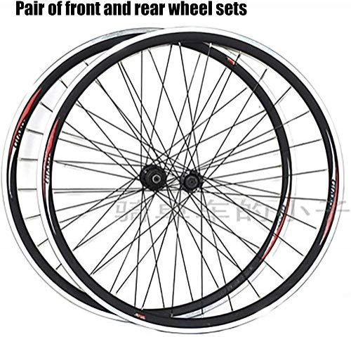 Mountain Bike Wheel : LIMQ Bike Wheelset, Cycling Wheels Mountain Bike Road Wheel Group Bicycle Front And Rear Wheels Card Fly Front And Rear Wheel Set (1 Pair)