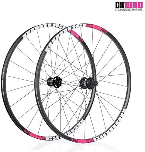 Mountain Bike Wheel : LIMQ Road Bike Wheels 700C Wheelset Double Wall Alloy Road Bike Quick Release Hub Rim 1820g / Pair