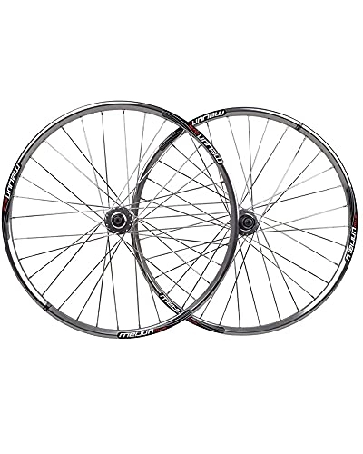 Mountain Bike Wheel : LLC 26" Mountain Bike Wheelset Width 19.5Mm Ultralight Alloy Wheel Rims 32H Disc Brake Bicycle Wheel Quick Release 7-9 Speed Flywheels