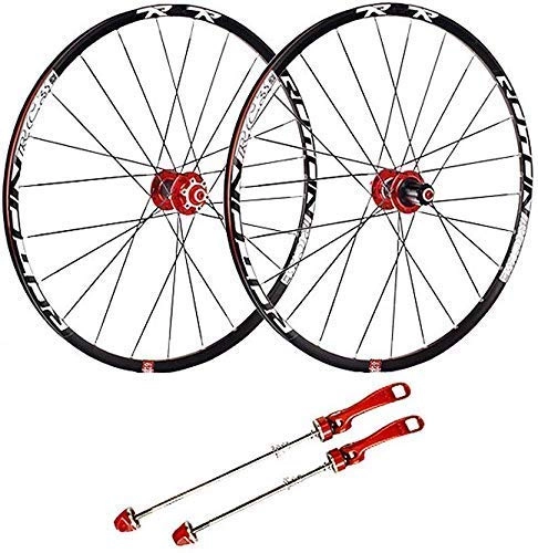 Mountain Bike Wheel : LLLKKK MTB Bike wheelset 26 / 27.5inch Double Wall Cassette Hub Disc Brake 24 Holes Rim Compatible 8 / 9 / 10 / 11 speed cassette Bike Wheels