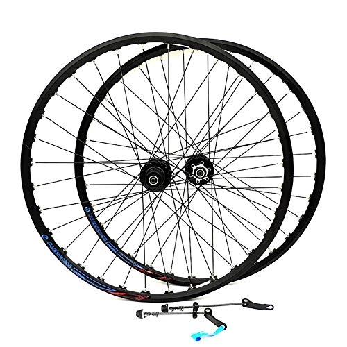 Mountain Bike Wheel : LOO LA Mountain Bike Rear Wheel, 26" Aluminum alloy double rim disc brake Hybrid Sealed Bearing 32 Hole 8 9 10 Speed Bearing hub