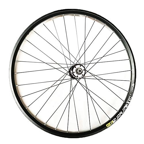 Mountain Bike Wheel : LOYFUN Durable Mountain Bike Wheel, Mountain Bike 26 Inch Spoke Wheel Set Double Layer Aluminum Alloy Wheel