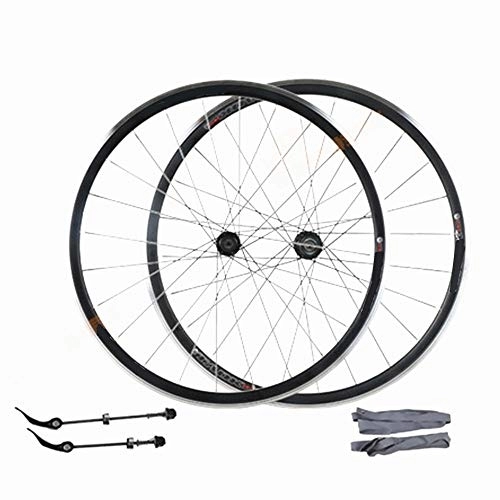 Mountain Bike Wheel : LOYFUN Durable Mountain Bike Wheel, Road Bike Wheelset V Brake Aluminum Alloy Front And Rear Wheel Set 32 Hole