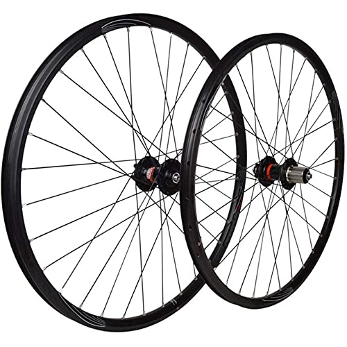 Mountain Bike Wheel : LSQR Cycling Wheels 26 Inch Road Bike Wheels Bicycle Wheel Rim Mountain Wheel Set Disc Brake Quick Release for 7, 8, 9, 10 Speed
