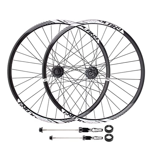 Mountain Bike Wheel : LSRRYD 26 / 27.5 / 29" Mountain Bike Wheelset Disc Brake MTB Rim Thru Axle Quick Release Wheels 32H Hub For 7 / 8 / 9 / 10 / 11 / 12 Speed Cassette Bicycle Wheelset 1950g (Color : Black, Size : 29'')