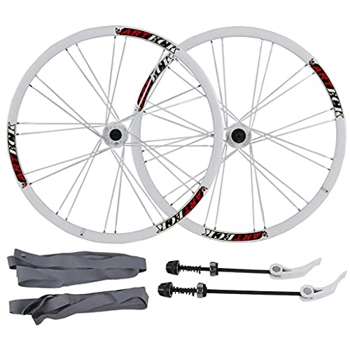 Mountain Bike Wheel : LYTBJ Mountain Bike Discbrake Wheelset 26 Inch, Double Wall Aluminum Alloy Quick Release Sealed Bearings Compatible 8 / 9 / 10 Speed
