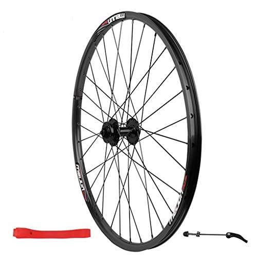 Mountain Bike Wheel : M-YN 26" MTB Front Wheel Quick Release Disc Brake 32H Mountain Bike Wheels, High Strength Aluminum Alloy Rim(Color:black)