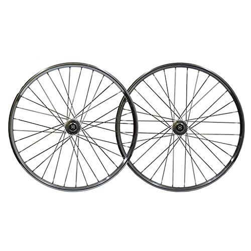 Mountain Bike Wheel : M-YN 26Inch Mountain Bike Wheel Set 32 Hole Disc Brake Bicycle Front and Rear Wheels Double Wall MTB Rims Quickly Release 7-10 Speed
