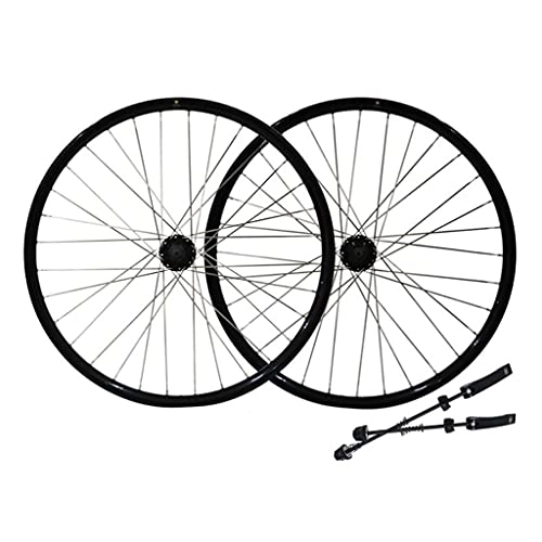 Mountain Bike Wheel : M-YN MTB Bicycle Wheelset, 26 Inch Mountain Bike Wheelsets Rim, 7-11 Speed Wheel Hubs Disc Brake, 32H(Color:black)