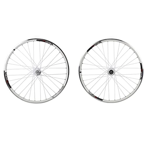 Mountain Bike Wheel : M-YN MTB Wheelset 26Inch Bicycle Cycling Rim Mountain Bike Wheel 32H V / Disc Brake 7-10 Speed(Color:white)