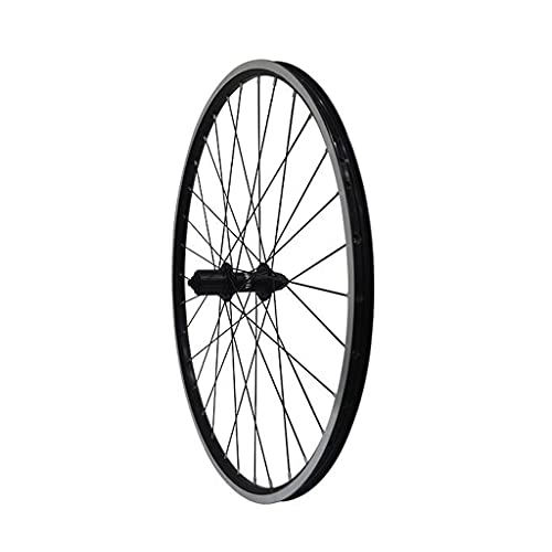 Mountain Bike Wheel : M-YN Rear Bicycle Wheel 26 Inch Alloy Mountain Bike V Brake Double Wall 32H, Black