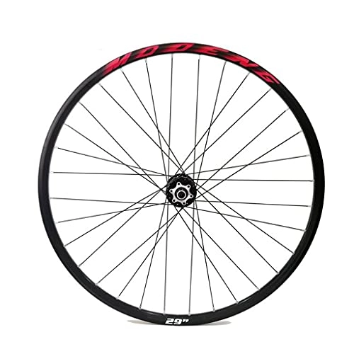 Mountain Bike Wheel : M-YN Rear MTB Wheel Racing 26 / 27.5 Inch Quick Release Disc Brake Mountain Cycling Rim Wheels For 10 To 13 Speed(Size:29inch, Color:red)