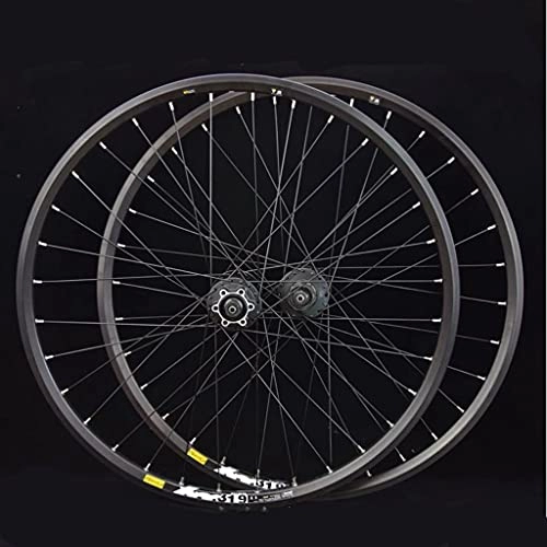 Mountain Bike Wheel : M-YN Wheelset 26" / 27.5" / 29" For Mountain Bike Disc Brake MTB Bicycle Double Wall Rims 7-11 Speed Quick Release 32H(Size:26inch)