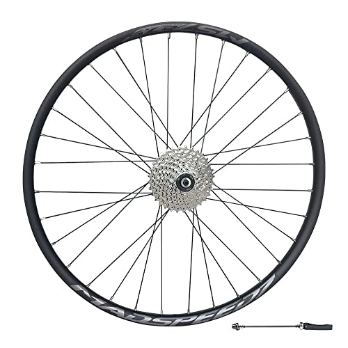 Mountain Bike Wheel : Madspeed7 QR 27.5" 650b (584x20) MTB Mountain Bike Disc REAR Wheel + 10 speed Cassette (11-36t) - Sealed Bearings Hub (Very Smooth Hub)