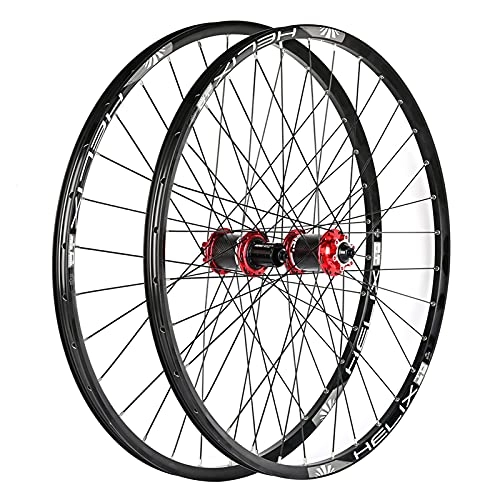 Mountain Bike Wheel : MGRH Mountain Bike Wheelset 26 / 27.5 / 29 Inch Carbon Fiber Hub Bicycle Wheel Double Walled Aluminum Alloy 32H 8-11 Speed Cassette, Front and Rear Wheels 29 Inch