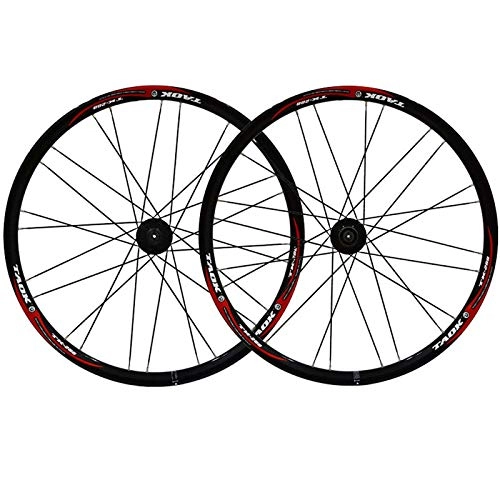 Mountain Bike Wheel : MNBV Bike Wheelset 26-inch Mountain Wheel Set Bicycle Front Rear Double Layer Alloy Rim Disc Brake Hub Quick-release For 7 / 8 / 9 Speed