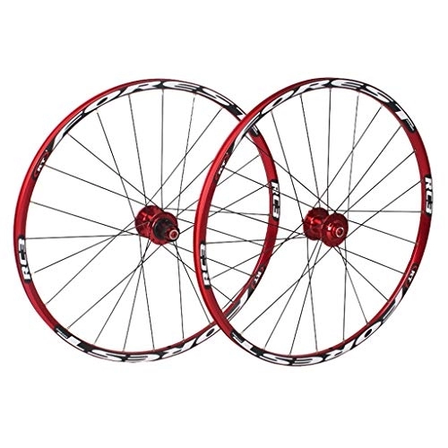 Mountain Bike Wheel : Mountain Bicycle Wheelset 27.5 Inch, Double Wall Aluminum Alloy MTB Cycling Wheels 26 In Disc Brake For 7 / 8 / 9 / 10 / 11 Speed