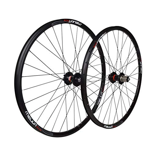 Mountain Bike Wheel : Mountain Bike 26 Inch Aluminum Alloy Four Hub Bearing Quick Release Disc Brake Wheel Set