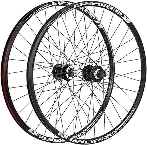 Mountain Bike Wheel : Mountain Bike Disc Brake Wheel Set With 26 Inch Wheels, Quick Release Wheel Hub For 6, 7, And 8 Speed Rotating Free Wheels Wheelsets