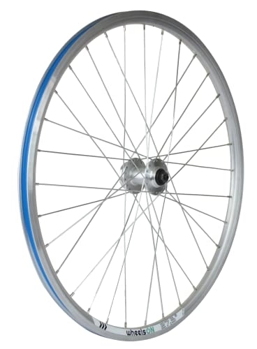 Mountain Bike Wheel : Mountain Bike Hybrid Front Wheel 650b 27.5 inch Hybrid Disc Brake Silver 32H QR