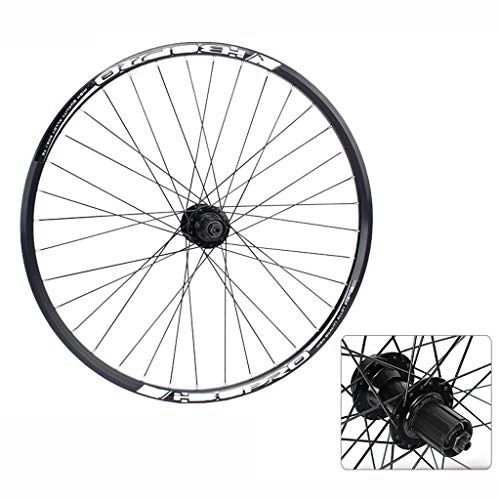 Mountain Bike Wheel : Mountain Bike Rear Wheel 26 27.5 Inch Double Wall Aluminum Alloy Disc Brake Hybrid / MTB for 7 / 8 / 9 / 10 Speed