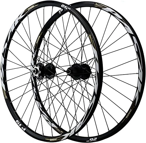 Mountain Bike Wheel : Mountain Bike Wheel Sets 26 / 27.5 Inches, Easy To Disassemble, Easy To Clean, Compatible With 7-11 Speeds Wheelsets (Size : 27.5 inch)
