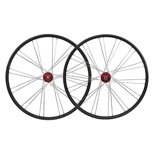 Mountain Bike Wheel : Mountain Bike Wheels Aluminium Alloy Double Wall Rim Disc Brake Quick Release Hubs Front Wheel Rear Wheel 2 Bearing Smooth / 26 Inch / B