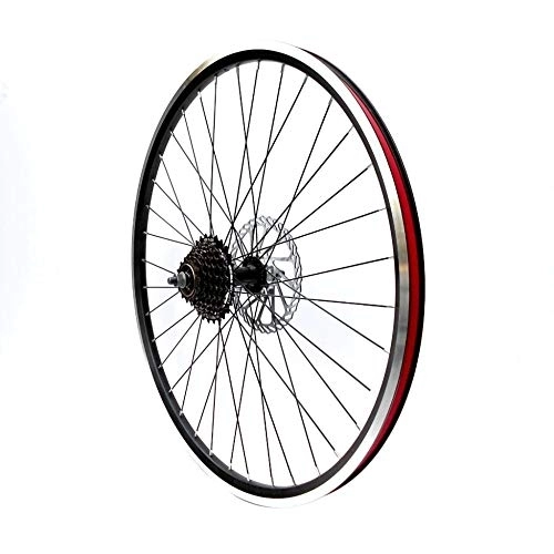 Mountain Bike Wheel : Mountain Bike Wheels Aluminium Alloy Double Wall Rim Front Wheel Rear Wheel Disc Brake Rotary Disc Freewheel Effortless / 26 inches / Rear Wheel