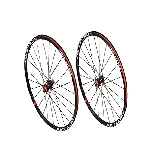 Mountain Bike Wheel : Mountain Bike Wheelset 26 / 27.5 / 29" Bicycle Rim MTB Disc Brake Quick Release Wheels 32H Carbon Hub For 7 / 8 / 9 / 10 / 11 Speed Cassette Flywheel 1829g (Color : Black, Size : 29'')