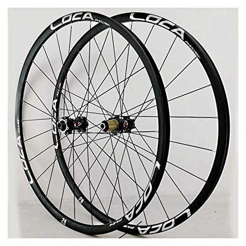 Mountain Bike Wheel : Mountain Bike Wheelset 26 / 27.5 / 29 Inch 700C Disc Brake 6 Pawl Bicycle Wheel Ultra-Light Aluminium Alloy Front Rear 8-12 Speed Freewheel 24 Hole (Color : D, Size : 26inch)