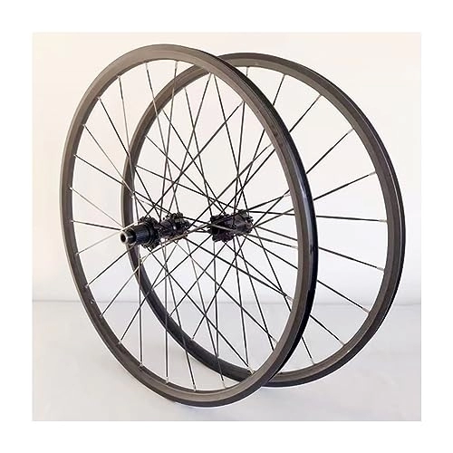 Mountain Bike Wheel : Mountain Bike Wheelset 26 / 27.5 / 29 Inch Aluminum Alloy Rim Disc Brake MTB Wheelset Thru Axle Front Rear Wheels Micro Spline 12 Speed 24 Holes Bike Wheels (Color : Svart, Size : 29'')