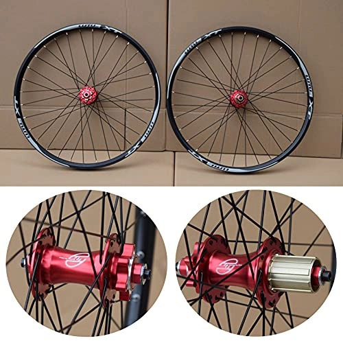 Mountain Bike Wheel : Mountain Bike Wheelset 26 / 27.5 / 29 Inch MTB Bicycle Wheels (front + Rear) Double Walled Aluminum Alloy MTB Rim Fast Release Disc Brake 32H 7-11 Speed 29 inch