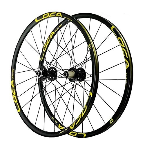 Mountain Bike Wheel : Mountain Bike Wheelset 26 27.5 29 Inch MTB Double Layer Rim Disc Brake Bicycle Front Rear Wheel Set QR 7 / 8 / 9 / 10 / 11 / 12 / Speed