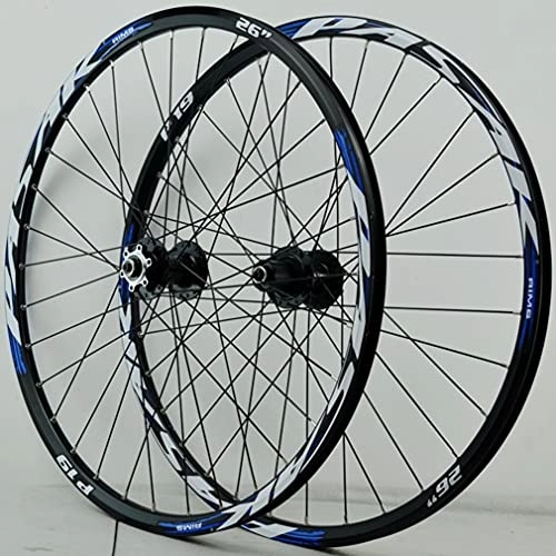 Mountain Bike Wheel : Mountain Bike Wheelset 26" 27.5" 29" MTB Rim 32 Holes Quick Release Bicycle Wheels Front and Rear Wheel 2035g Disc Brake Hub for 7 / 8 / 9 / 10 / 11 / 12 Speed Cassette
