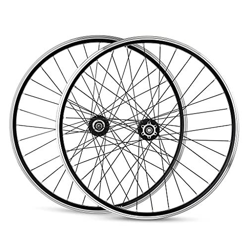 Mountain Bike Wheel : Mountain Bike Wheelset 26 27.5 29inch Disc / V Brake Front 2 Rear 4 Bearing Hub 7 8 9 10 11 Speed Cassette Flywheel 32 Holes (Size : 29INCH)