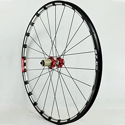 Mountain Bike Wheel : Mountain Bike Wheelset 26" 27.5" Bicycle Rim Disc Brake MTB Wheelset Quick Release Thru Axle 24 Holes Hub For 7 8 9 10 11 12 Speed Cassette Wheels 1750g (Size : 26'', Type : Quick release)