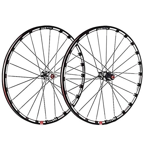 Mountain Bike Wheel : Mountain Bike Wheelset 26 27.5 Inch, MTB Bicycle Rear Wheel Double Walled Aluminum Alloy Rim Disc Disc Brakes Carbon Fiber Hub Quick Release 7 / 8 / 9 / 10 / 11 Speed (Size : 27.5in)
