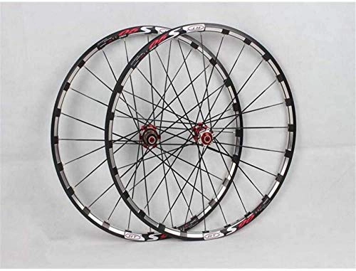 Mountain Bike Wheel : Mountain Bike Wheelset, 26 / 27.5 inch Orne Bicycle Rear Wheel Aluminum Alloy Rim MTB Wheelset Double Wall Disc Brake Palin Camp 8 9 10 Speed 24 Holes