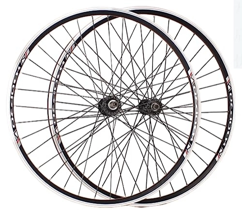 Mountain Bike Wheel : Mountain bike wheelset 26 inch V-brake QR Double-layer aluminum alloy rims Ball bearing hubs Support 6 / 7 / 8 speed Rotary freewheel