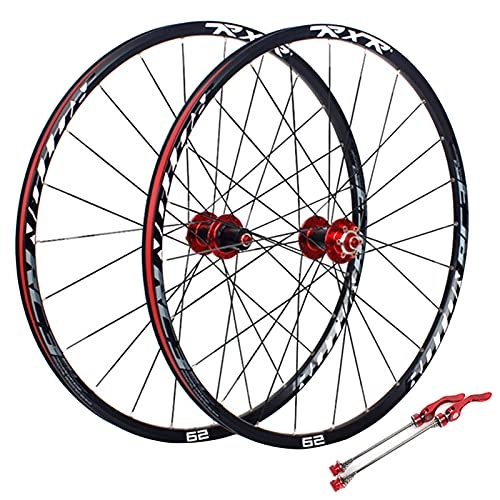 Mountain Bike Wheel : Mountain Bike Wheelset 29 / 26 / 27.5 Inch Bicycle Wheel (Quick Release / barrel Shaft) Double-walled Aluminum Alloy Rim Front + Rear for 7-11 Speed Quick Release-27.5