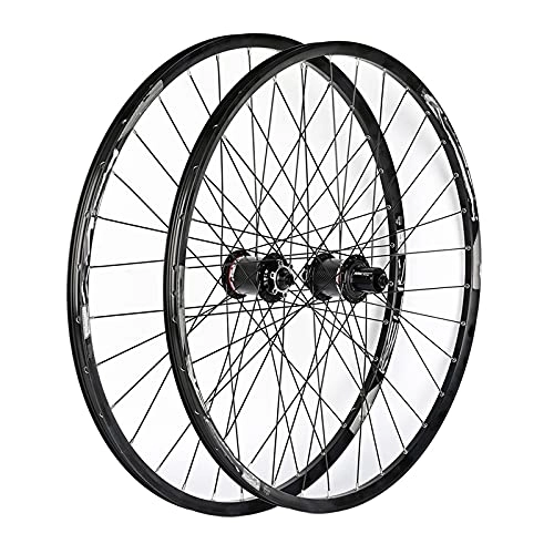Mountain Bike Wheel : Mountain Bike Wheelset, 29 / 26 / 27.5 Inch Bicycle Wheel with Ultralight Carbon, Double Walled Aluminum Alloy MTB Rim Fast Release Disc Brake 32H 8-11 Speed, 26in