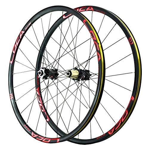 Mountain Bike Wheel : MTB 26" 27.5" 29"Bike Wheel Set Disc Brake Bike Wheelset 8-12 Speed Cassette Flywheel Sealed Bearing Hubs Quick Release 24H 1850g (Color : B, Size : 29in)