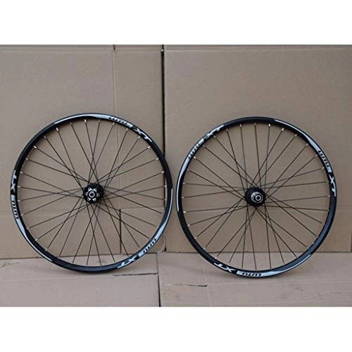 Mountain Bike Wheel : MTB Bicycle Wheelset 26 27.5 29 In Mountain Bike Wheel Double Layer Alloy Rim Sealed Bearing 7-11 Speed Cassette Hub Disc Brake 1100g (Color : C, Size : 27.5inch)