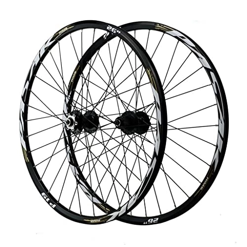Mountain Bike Wheel : MTB Bike Wheelset 26 / 27.5 / 29 Inch, Ultralight Aluminum Alloy Disc Brake Hybrid / Mountain Quick Release Wheels 32 Hole for 7-11 Speed