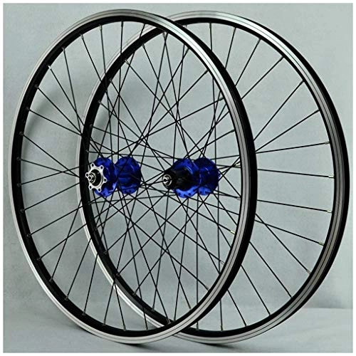 Mountain Bike Wheel : MTB Bike Wheelset 26 Inch, Double Wall Aluminum Alloy Disc / V Brake Bearings Hub Hybrid / Mountain Rim 7 / 8 / 9 / 10 / 11 Speed