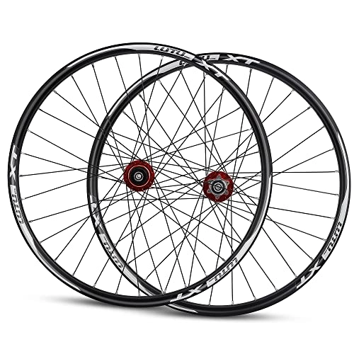 Mountain Bike Wheel : MTB Bike Wheelset 29 Inch, Bicycle Wheel Front & Rear Set 29" Double Layer Alloy Rim Sealed Bearing, Discbrake Quick Release 7-11 Speed Cassette Hub
