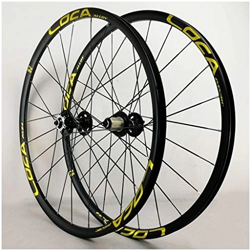 Mountain Bike Wheel : MTB Racing Bike Wheelset 26 / 27.5 Inch, Double Wall Aluminum Mountain Cycling Wheels Disc Brake 24 Hole 7 / 8 / 9 / 10 / 11wheel